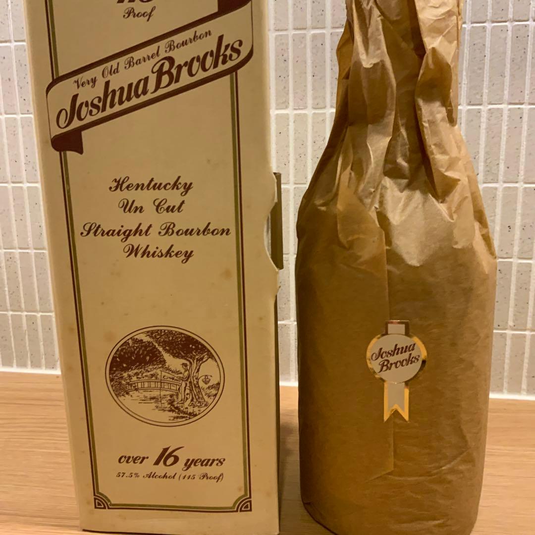 BOURBON バーボン　ジョシュアブルックス　16年 57.5度　蒸留所閉鎖