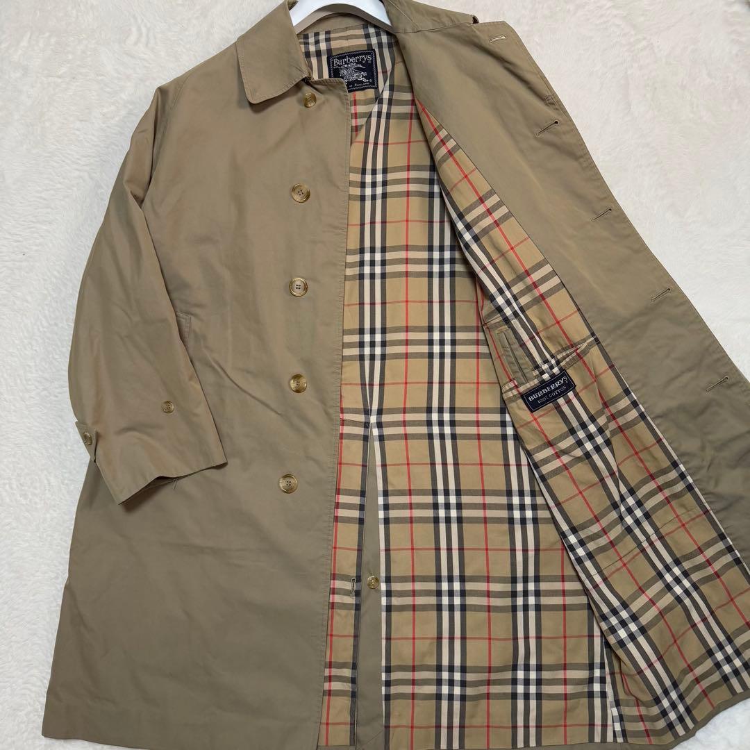 【超希少】バーバリー 一枚袖 コットン100% ステンカラーコート スペシャル