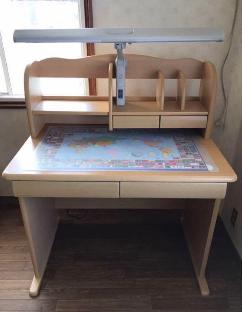 学習机  送料無料★ 机 入学 新入生 一年生 子供 勉強 春 小学生
