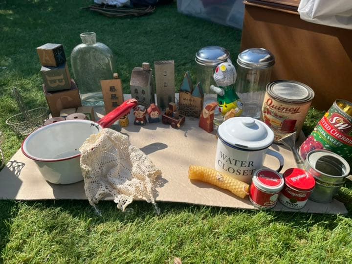 アンティーク　小物　ホーロー