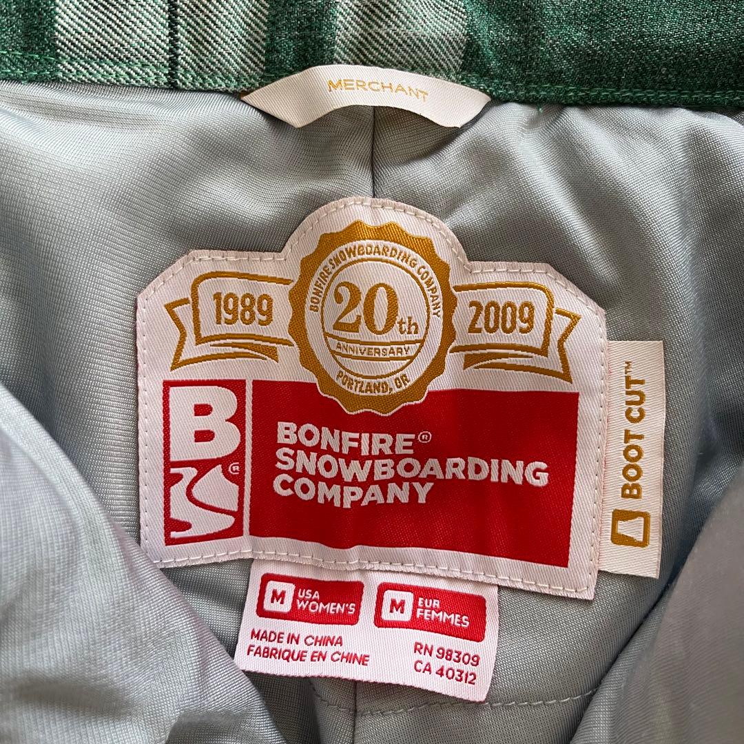 MW-001 bonfire ボンファイア スノボウェア チェック柄 送料無料