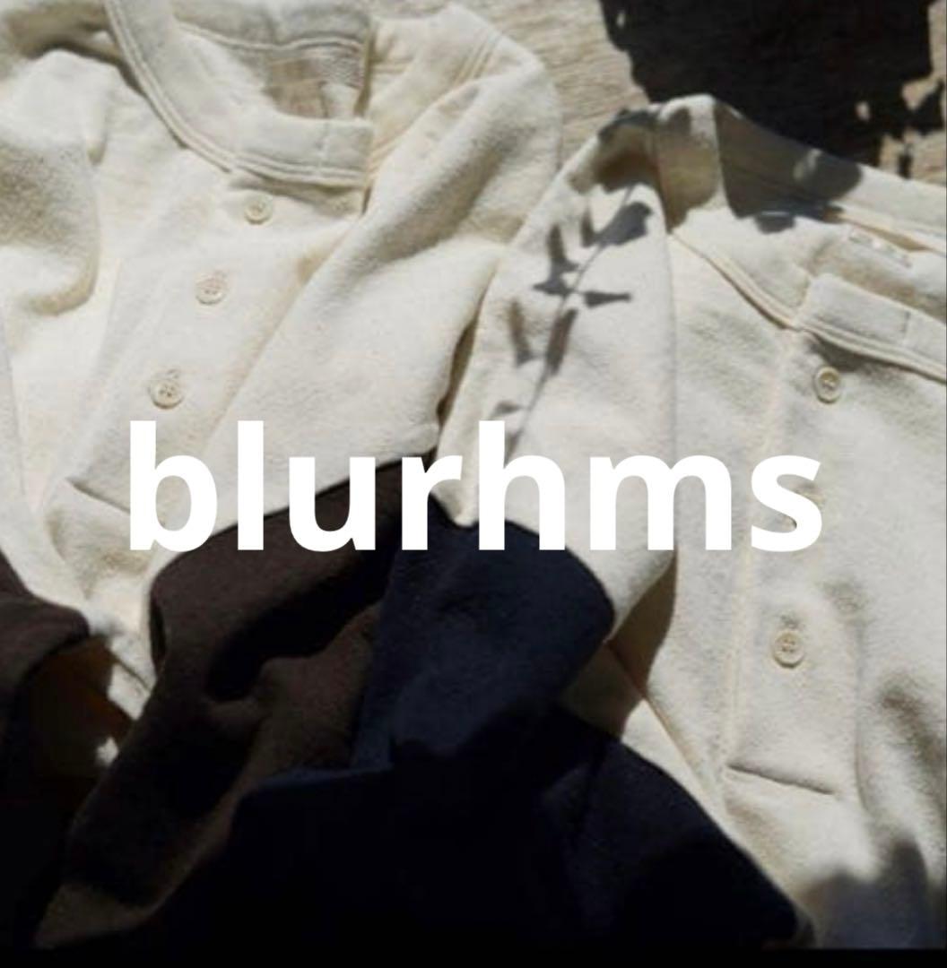 トップス blurhms Co/Silk Nep Baseball Henry