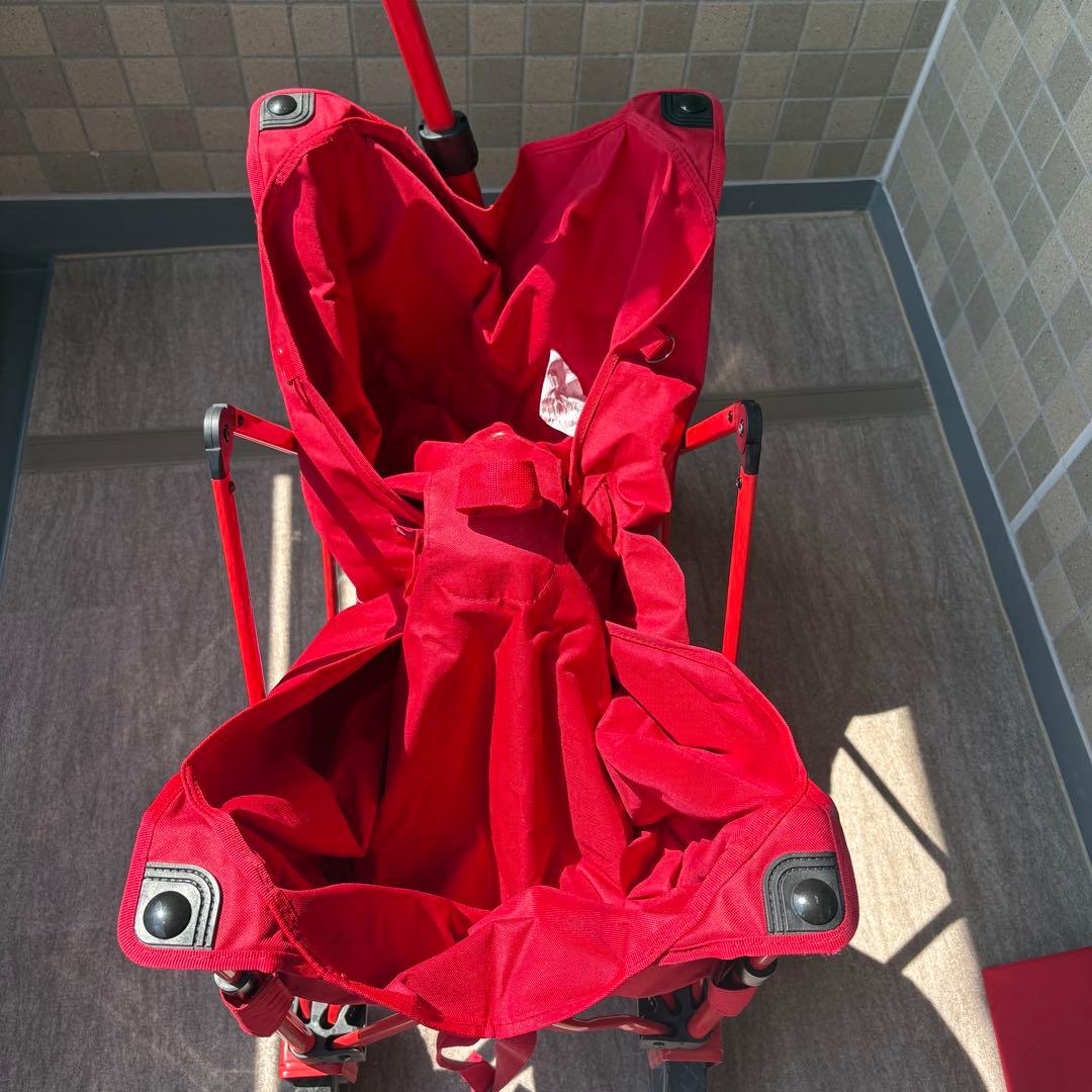 Coleman コールマン キャリーカート アウトドアワゴン　レッド　赤色