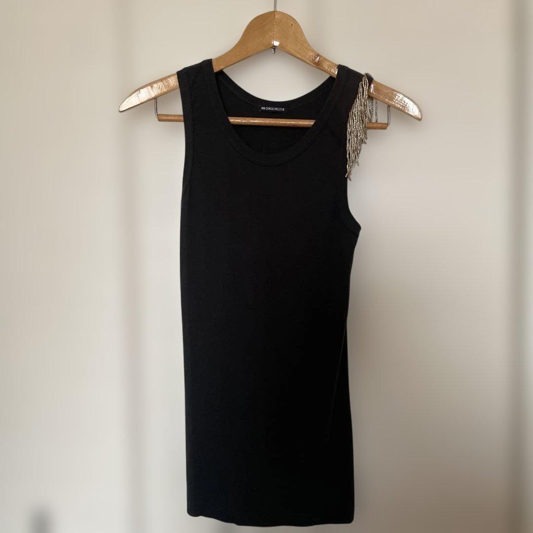 訳あり　Ann Demeulemeester ブラックタンクトップ