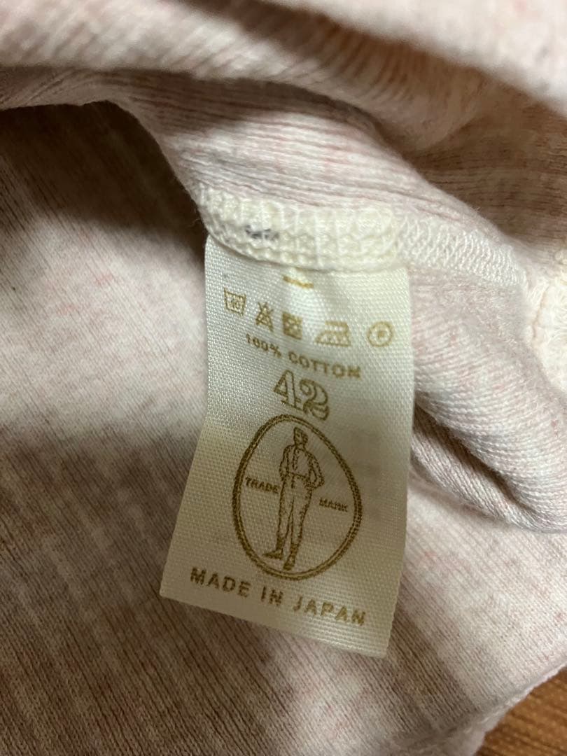 Olde steader リブモックネック musterwerk