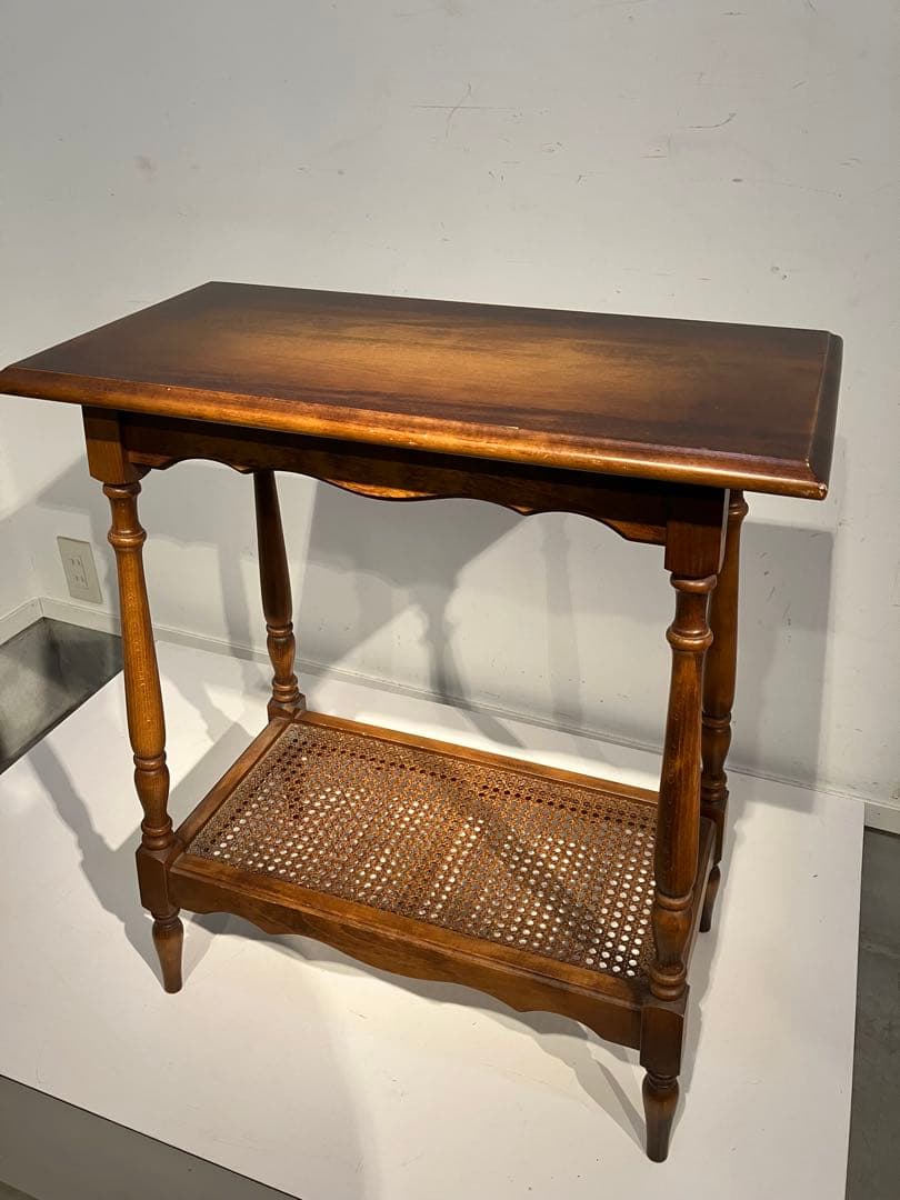 オールド、カリモク、サイドテーブル、レトロ、ジャパニーズモダン、キツツキ、旧ロゴ