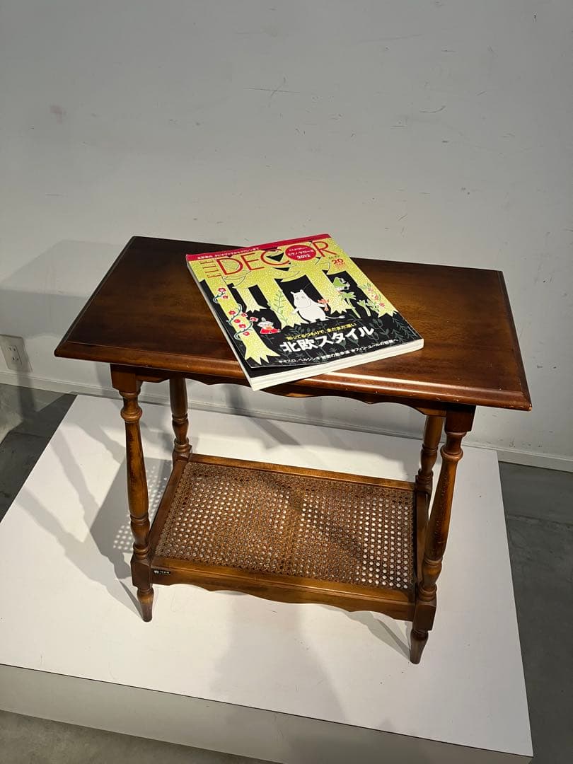 オールド、カリモク、サイドテーブル、レトロ、ジャパニーズモダン、キツツキ、旧ロゴ