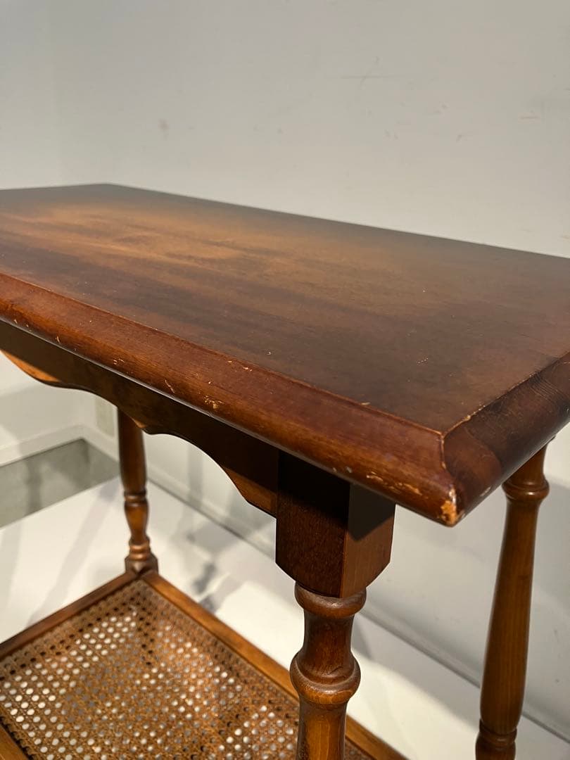 オールド、カリモク、サイドテーブル、レトロ、ジャパニーズモダン、キツツキ、旧ロゴ