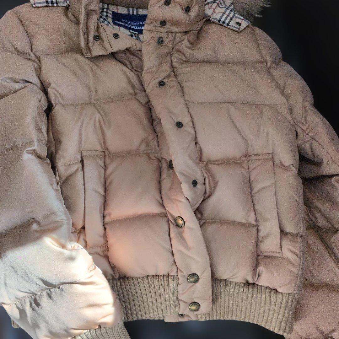 BURBERRY Blue Label ベージュダウンジャケット