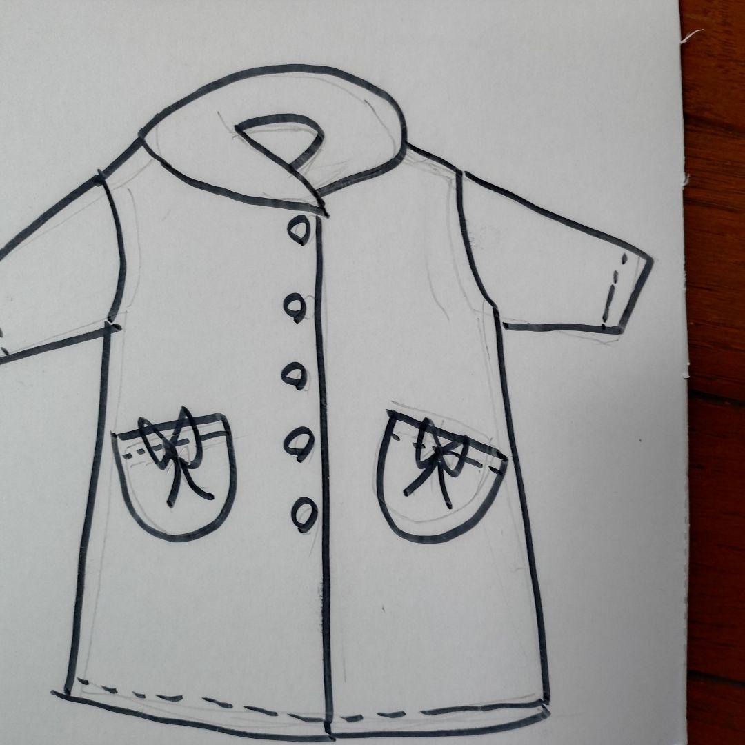 専用出品大島紬エンジ黒系幾何学模様大きな襟総裏地付きロングコート