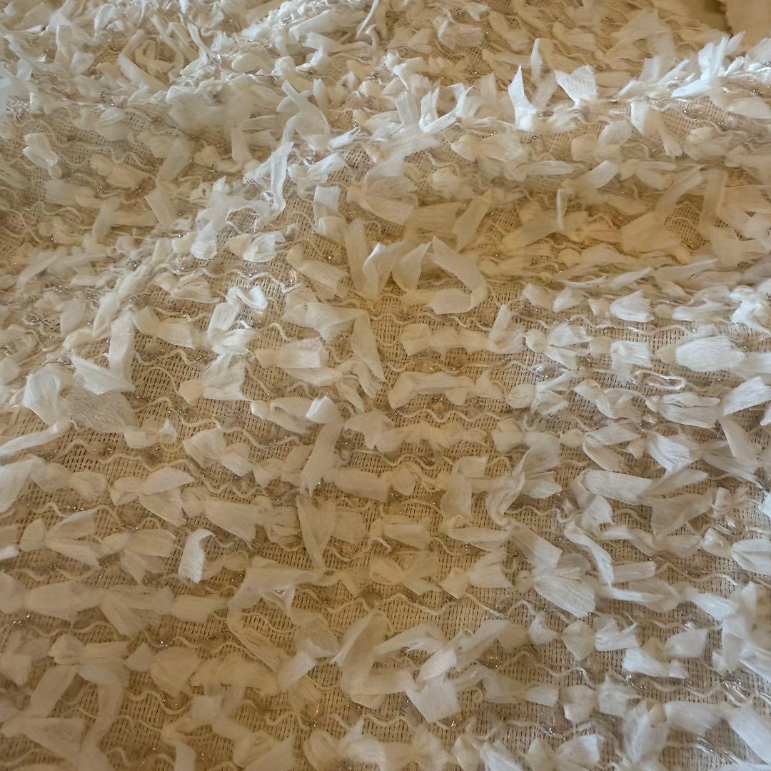 OHGA フリンジトップス　ツイード トップス　オーガ