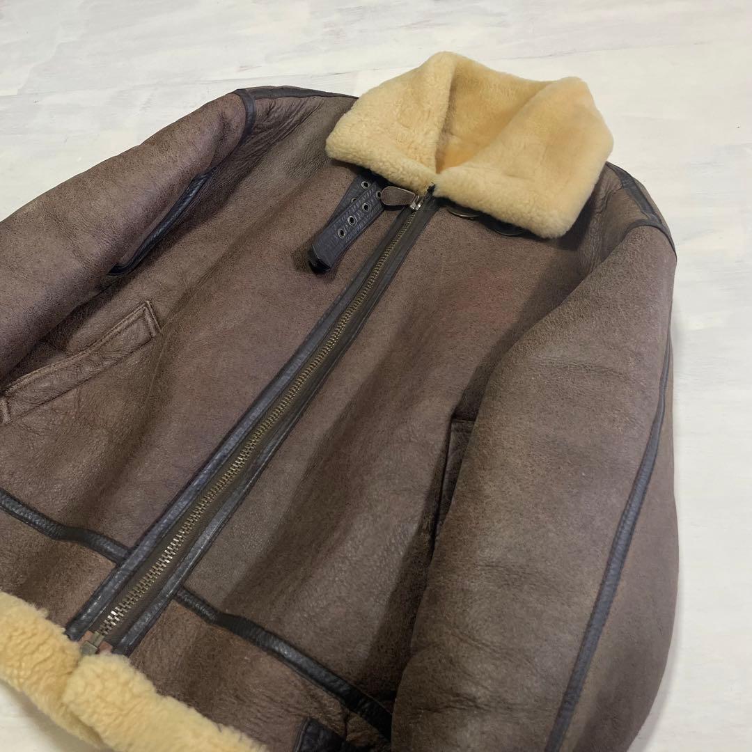 ビンテージ B-6 SHEEPSKIN ムートンジャケット　フライト