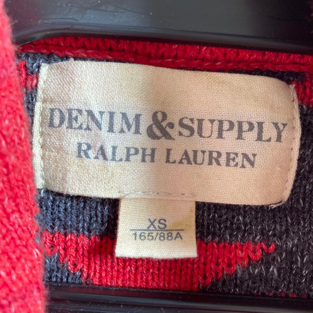 キムタク着用！　Denim & Supply Ralph Lauren 赤　XS