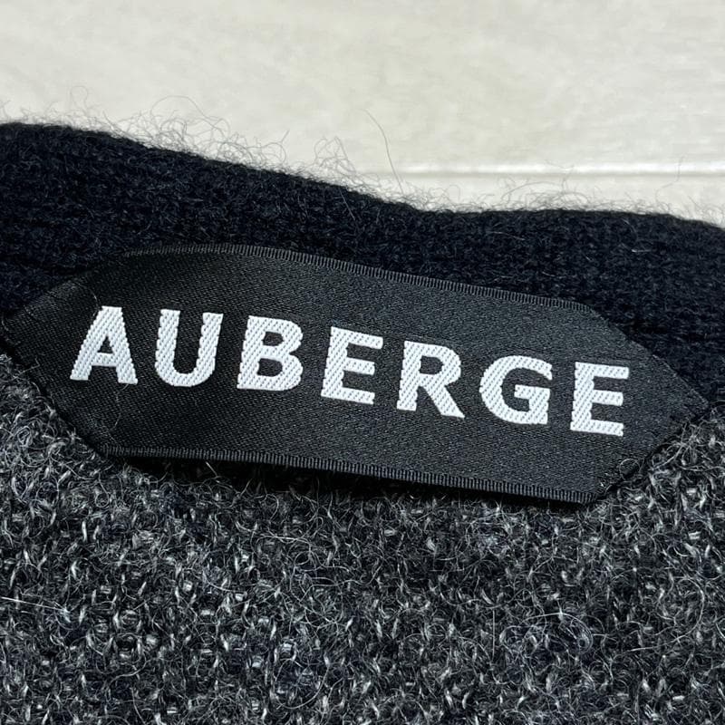 オーベルジュ/FRINGE別注/バスキア/ノアールブラック/カーディガン