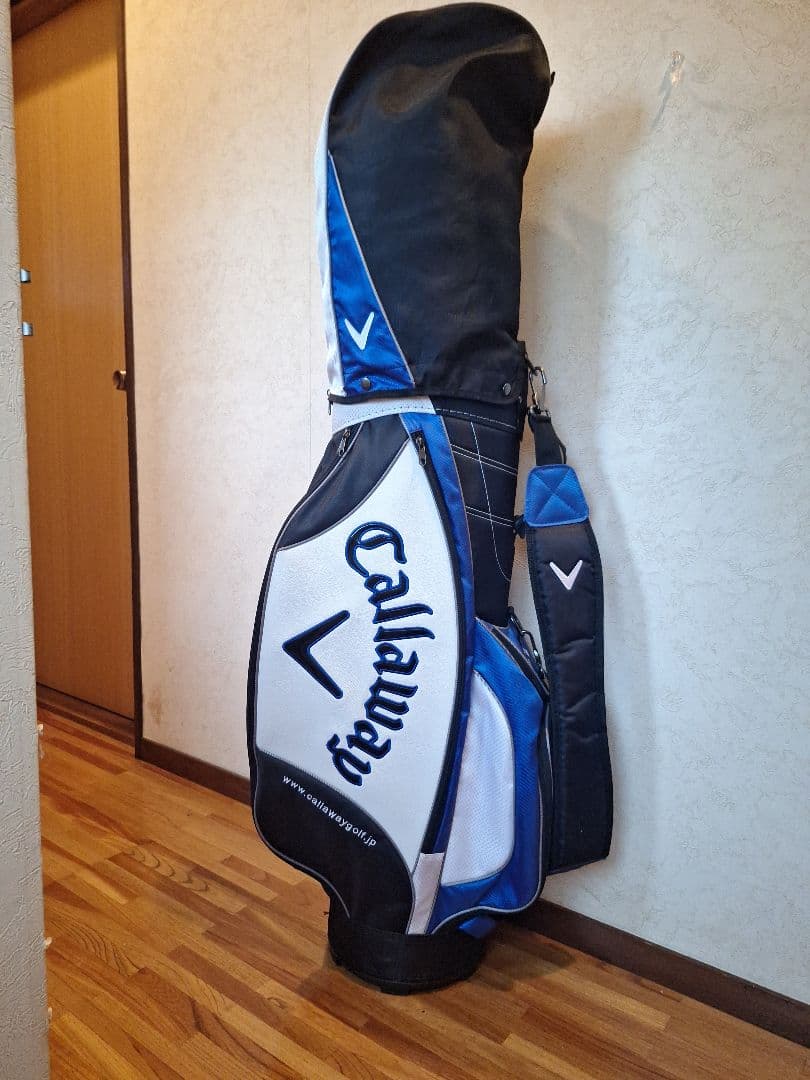 Callaway WARBIRD ブルー ゴルフキャディバッグ フード付き 単品