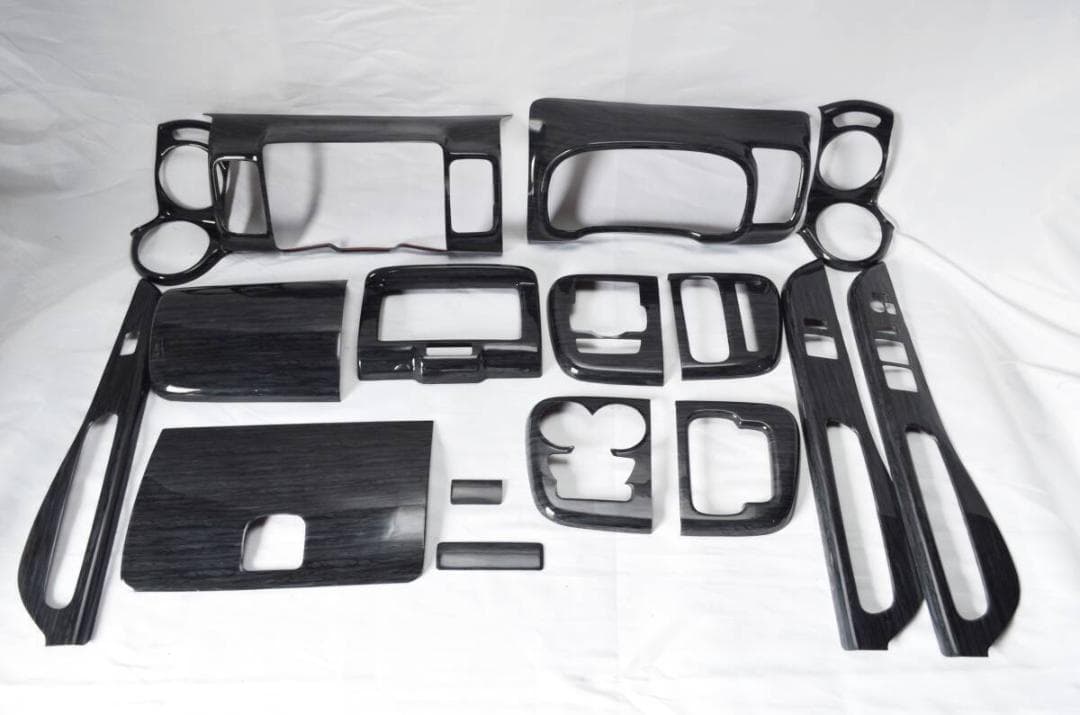 インテリアパネル DA17V DA17W エブリイワゴン DA17系 黒木目