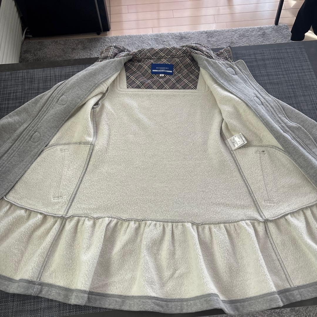 バーバリー ブルーレーベル 38 ダッフルコート スウェット Burberry