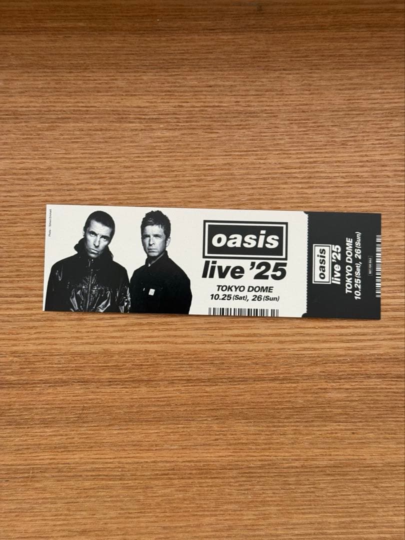 oasis DEFINITIVE TOKYO DOME 2025 LH 特典付き