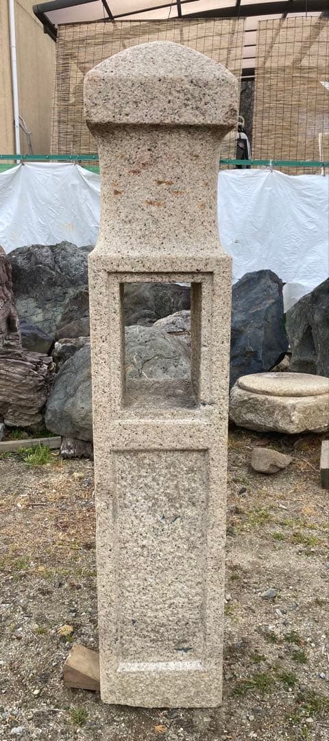 石造欄干　橋杭　石造物　燈籠　灯籠　灯篭