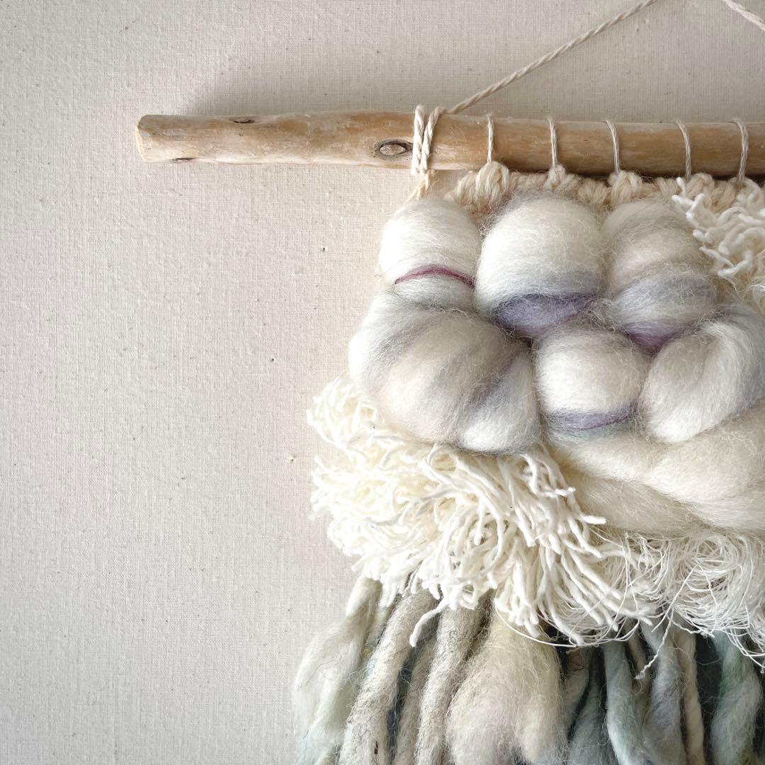 【一点もの】流木 ウィービング タペストリー 『木霊』