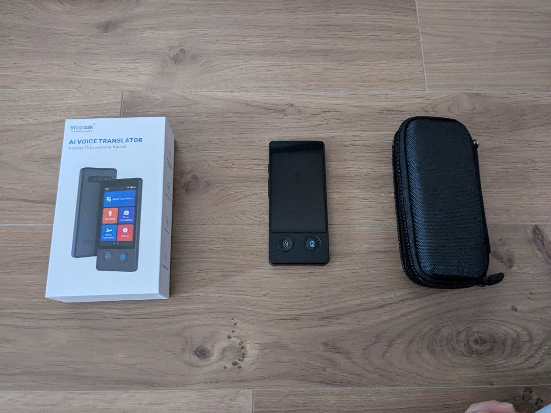 Wooask AI Voice Translator w12 ケース付き