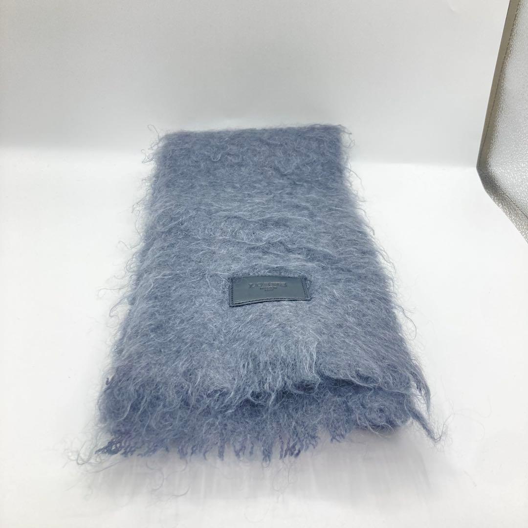 LOEWE マフラー　モヘヤ　グレー