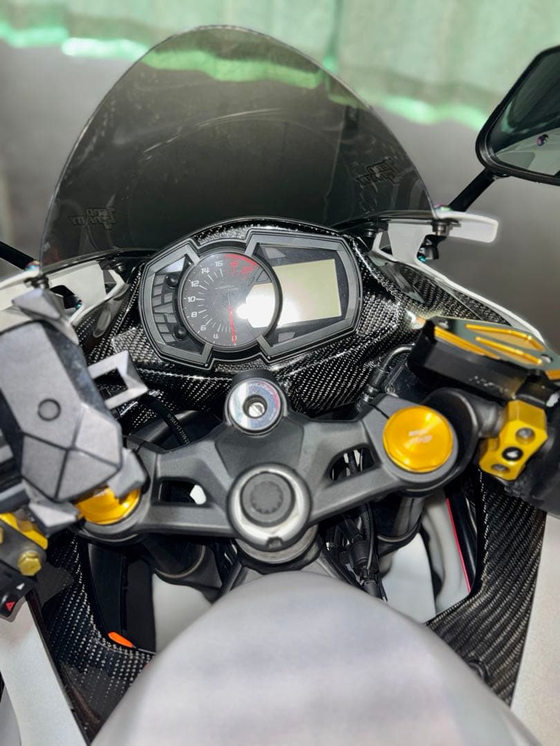 カーボンファイバー メーターパネル カウル