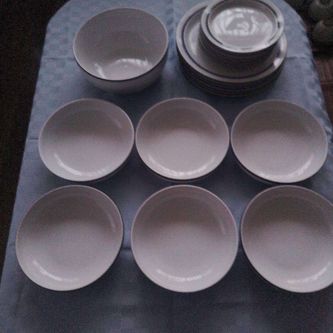 DANSK食器セット（ホワイト・ネイビー）