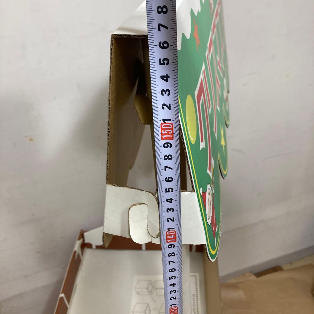 希少 くすの木 クリスマスフェア 販売台 展示 店頭ディスプレイ 昭和レトロ