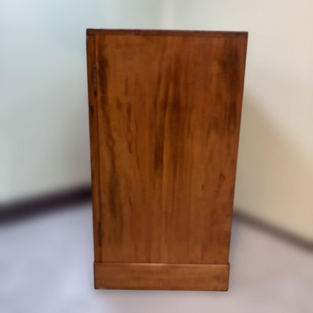 【最終値下げ】アンティーク　木製レコードラック｜ウッドラック　古家具　レコード