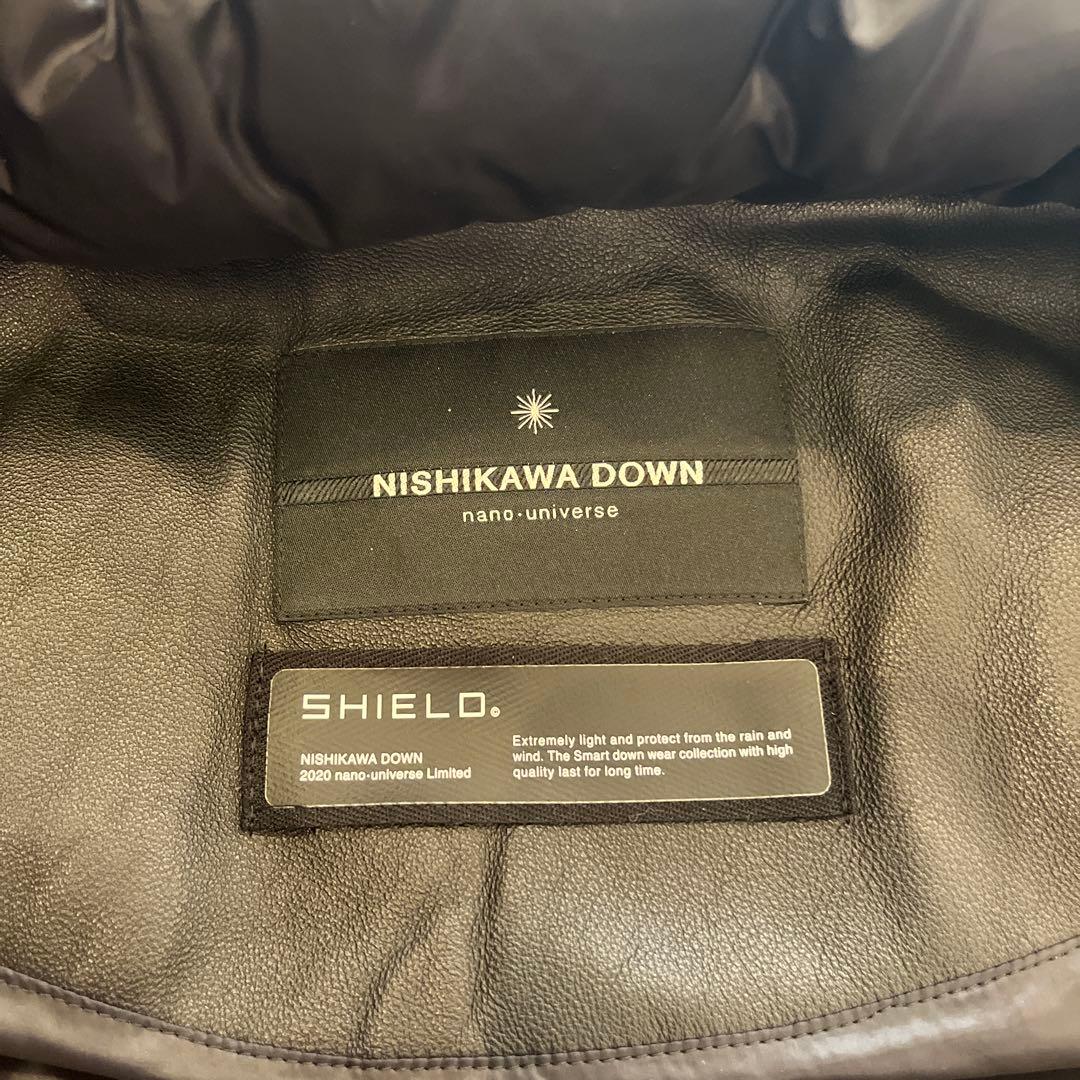西川ラムレザーダウン　ナノユニバース　美品