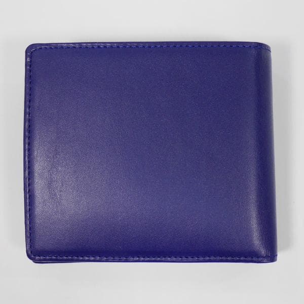 ポールスミス 2折財布 ベラ付き ブルー カラフルクラシックライトブルーライン