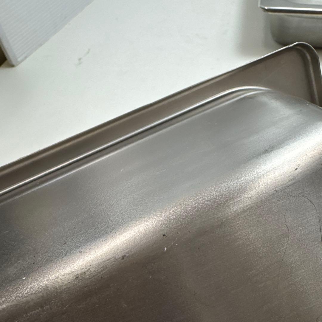 ホテルパン ステンレス製 長方形 保存容器 蓋付き 1／3サイズ 4セット