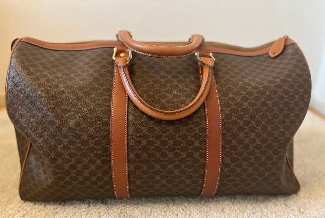 CELINE ボストンバック　マカダム柄　旅行用