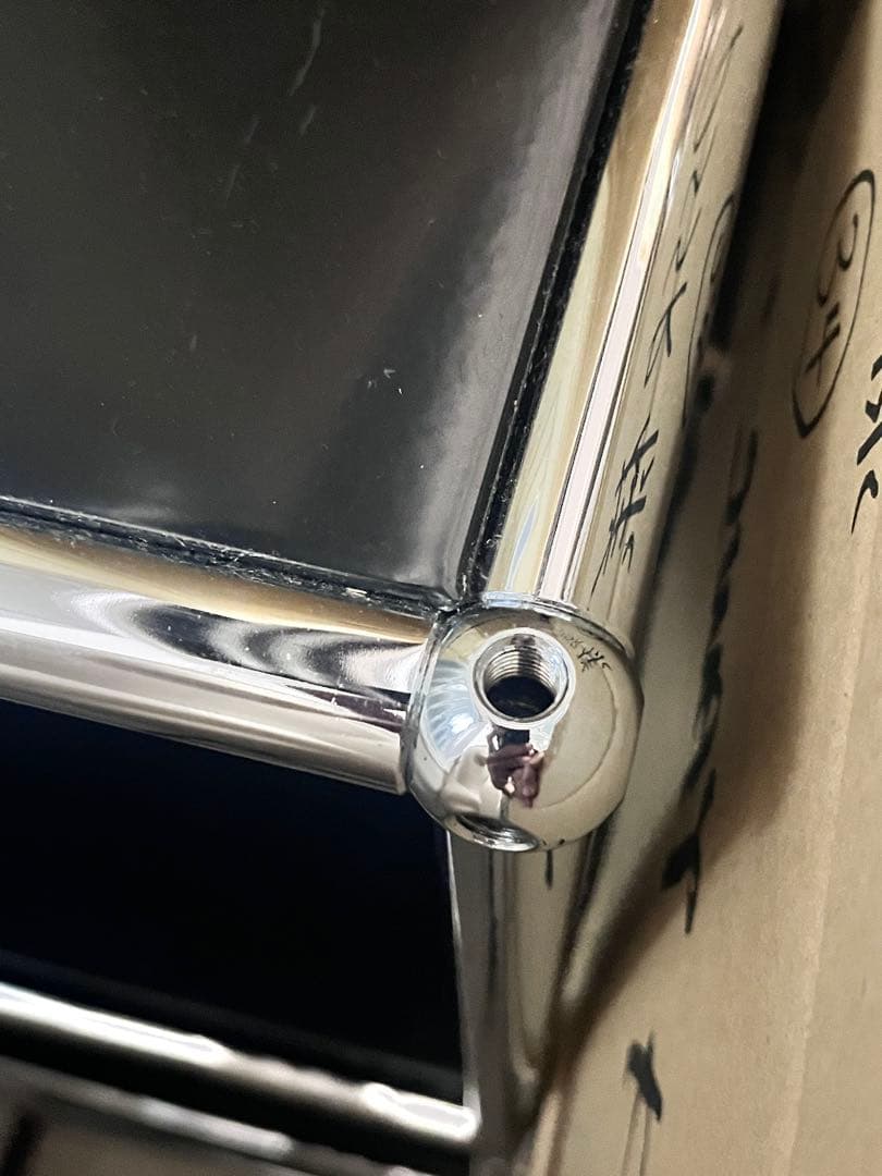 USMハラー　3段スチールラック 黒　引き取りもOK西新宿