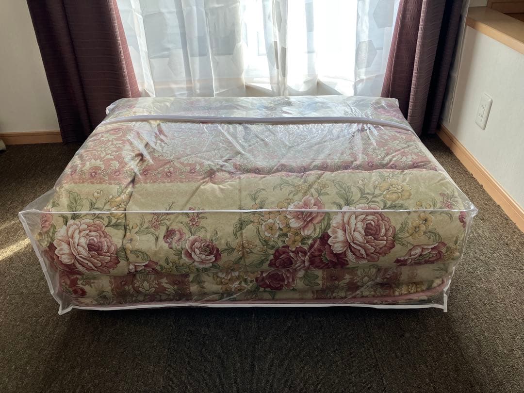 新品日本製つくりたてのふかふか掛け布団敷布団セット 綿100%（ピンク、ブルー）