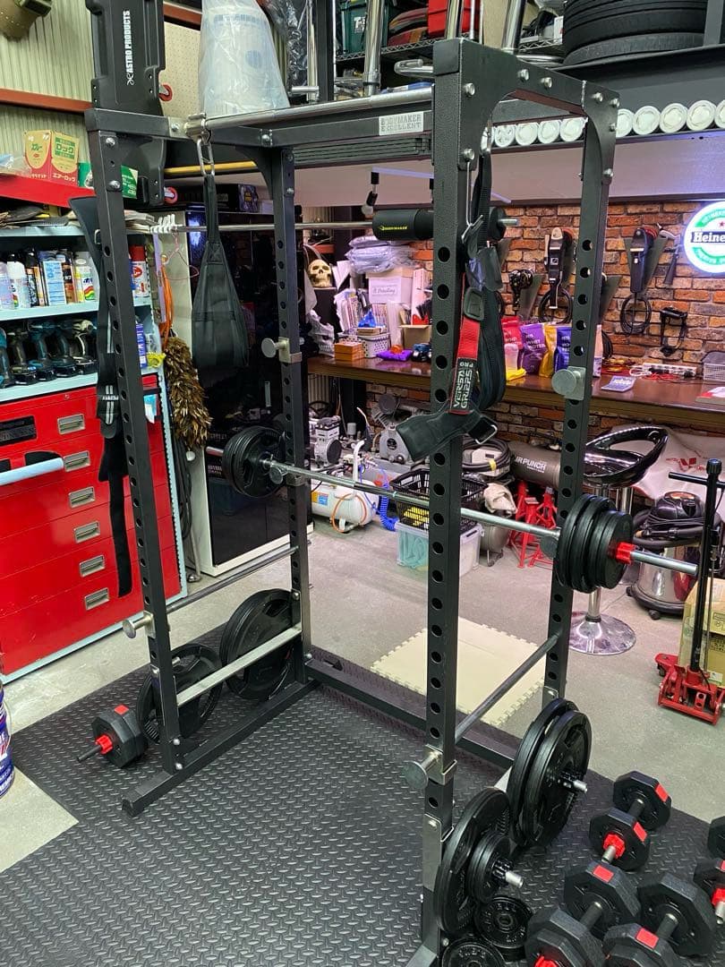 ※引取限定　パワーラック　ベンチ付き　BODYMAKER