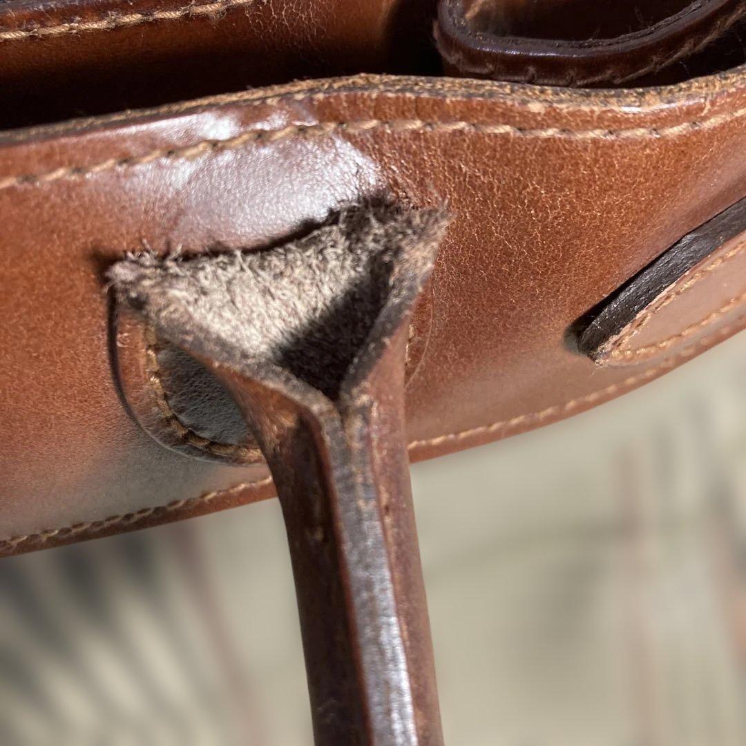 【良品 】ポロラルフローレン ハンドバッグ A4可 PVCレザー 千鳥格子