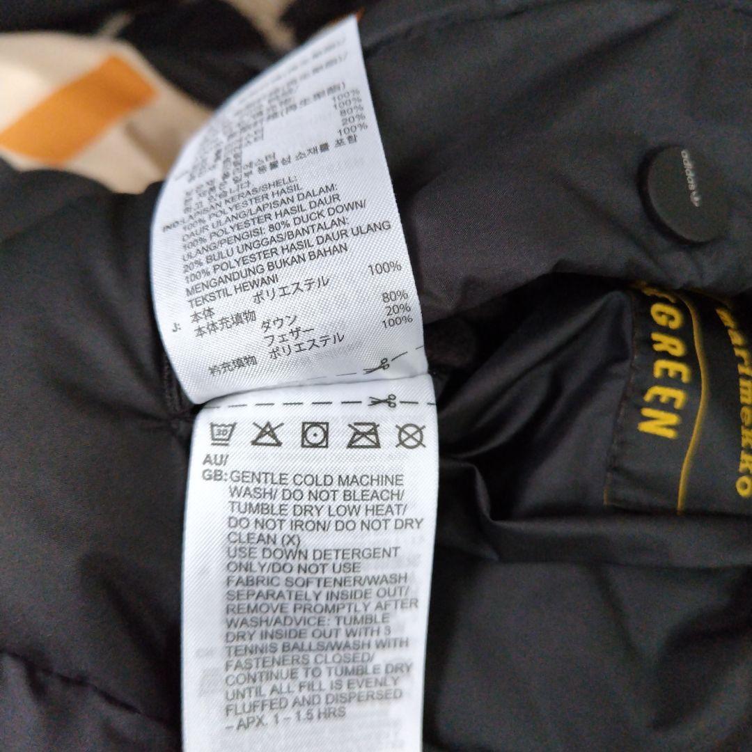 アディダス×マリメッコ コラボ リバーシブル ジップアップ ダウンベスト XS