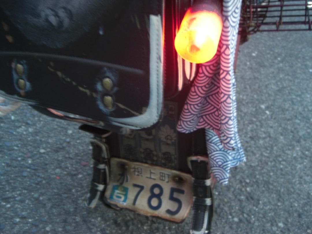 改造自転車 26インチ ディスプレイ イベントに 乗れます 動きます 改チャリ