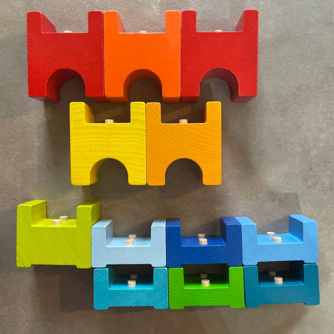 ※ちー　HABA 木製レールとボールセット