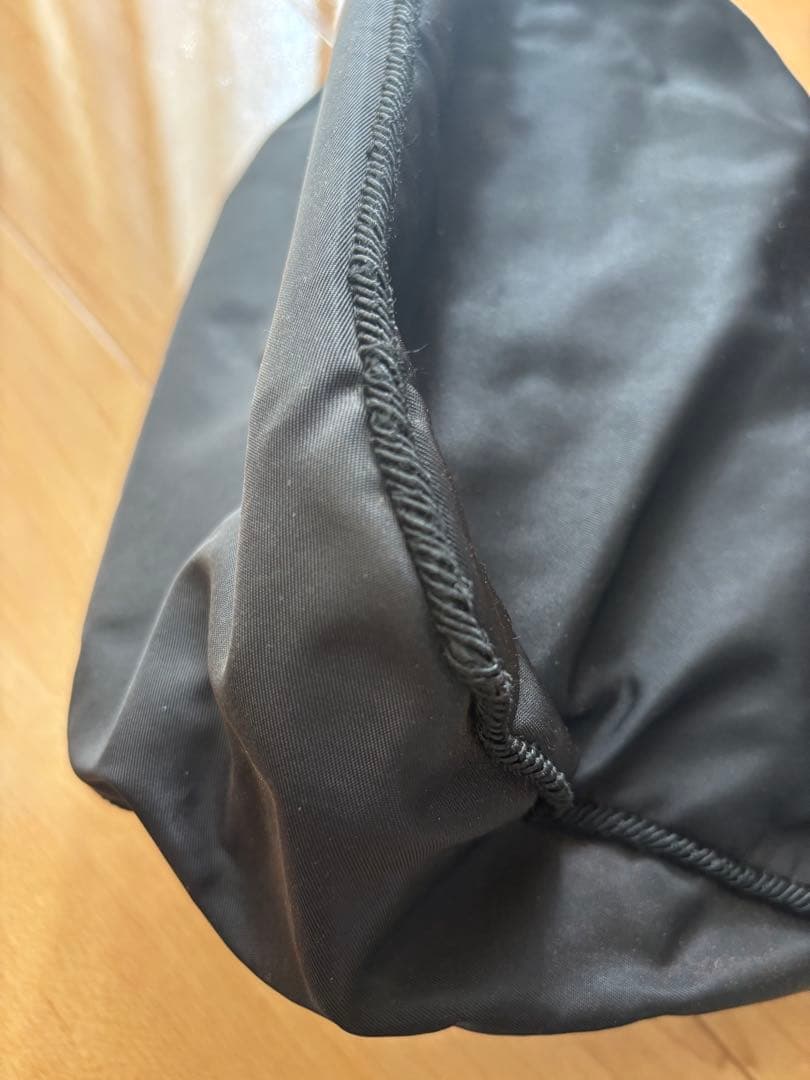 プラダ PRADA ナイロントートバッグ ビーズ 黒 タッセル