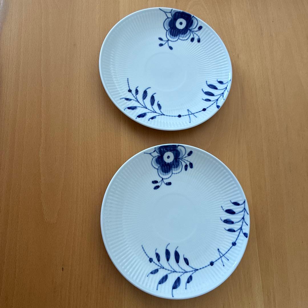 ロイヤルコペンハーゲン　ブルーフルーテットメガ2枚セット