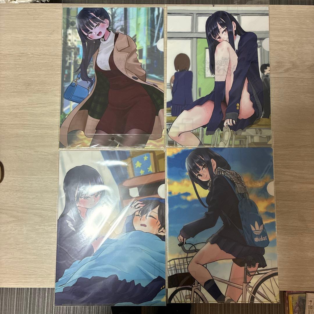 【公式完売】僕の心のヤバイやつ　クリアファイル　A＋B＋C＋D