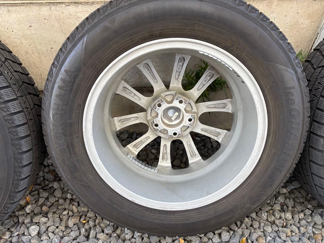 アルファード　ヨコハマタイヤスタッドレス　2020年　ディラー保管