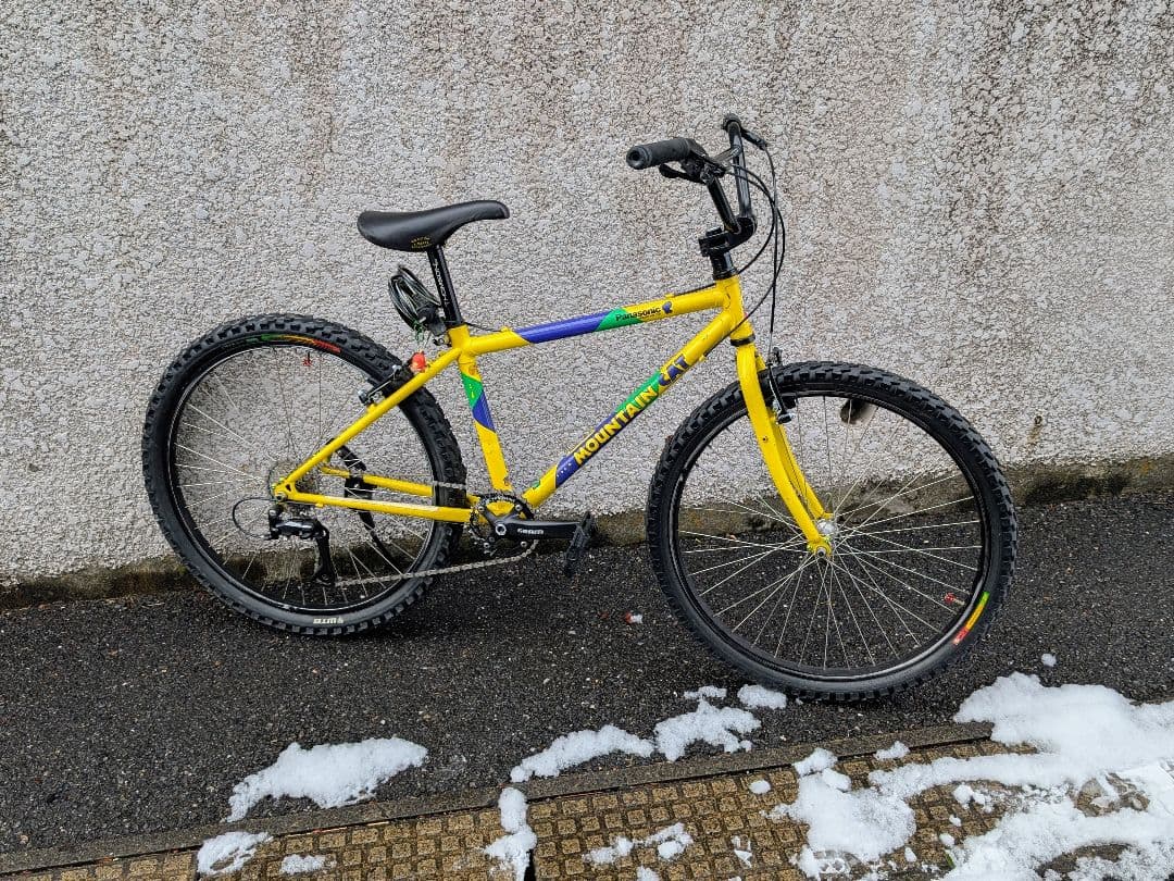 panasonic mountain cat クロモリ　oldmtb