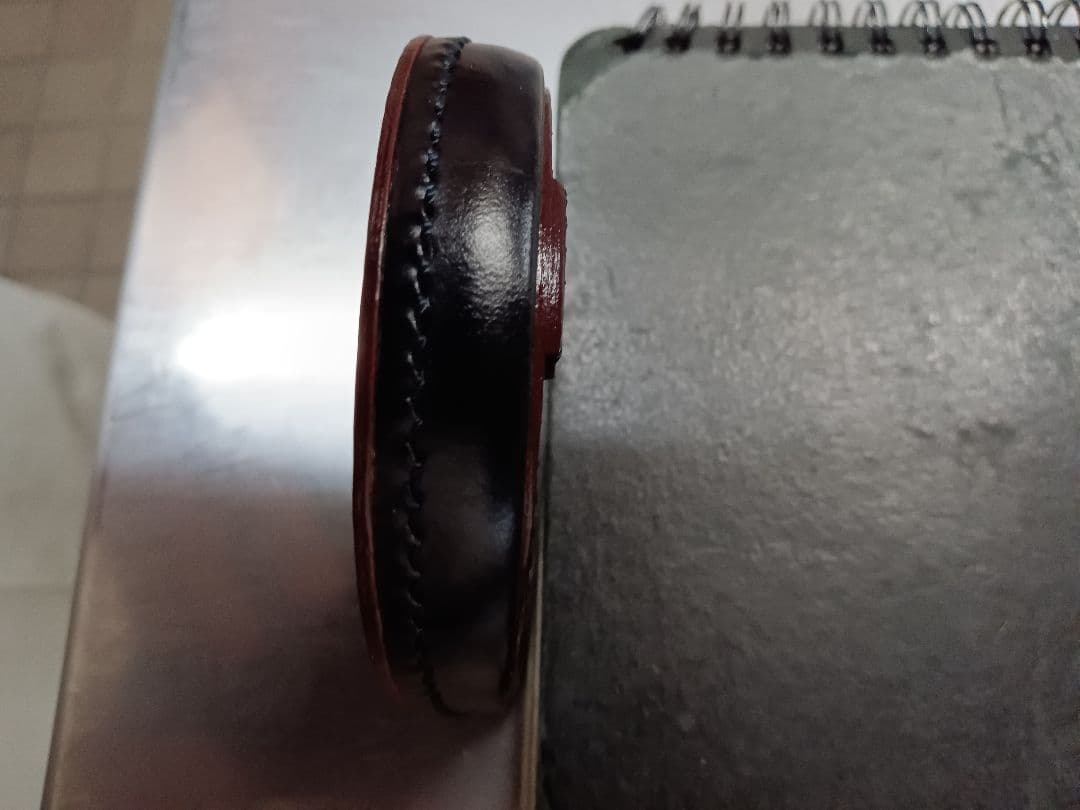 GANZO THIN BRIDLE 馬蹄小銭入れ navy wildswans