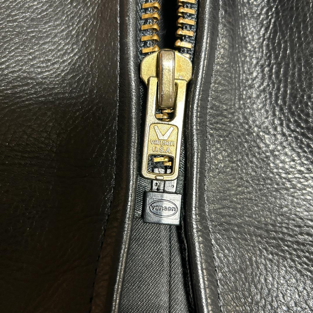 希少　VANSON TJV　ロング　チームジャケット　フルレザー　スタジャン