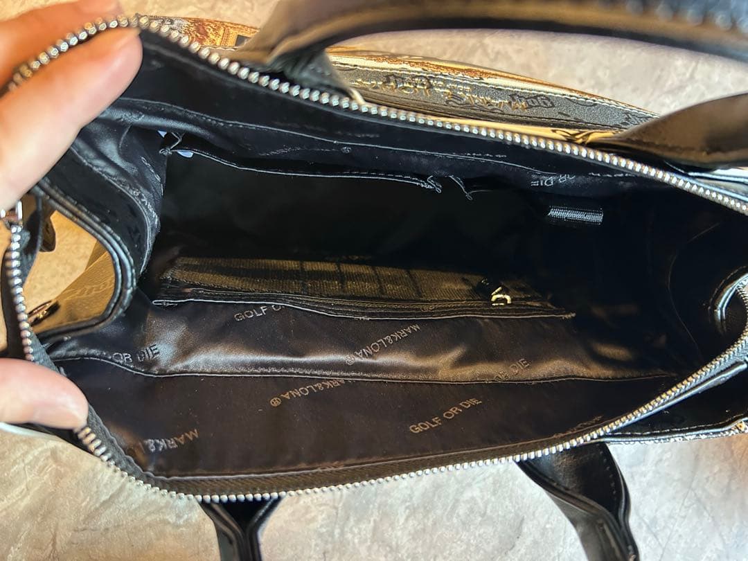 新品未使用品 MARK&LONA ゴルフ カートバッグ グラフィック プリント