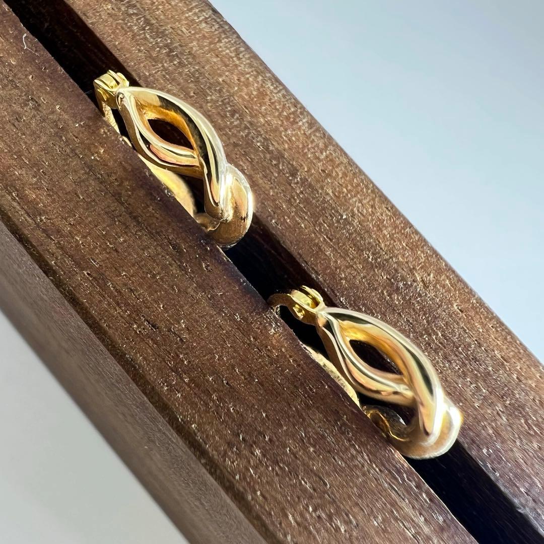 エテ　フープピアス　K18K10YG